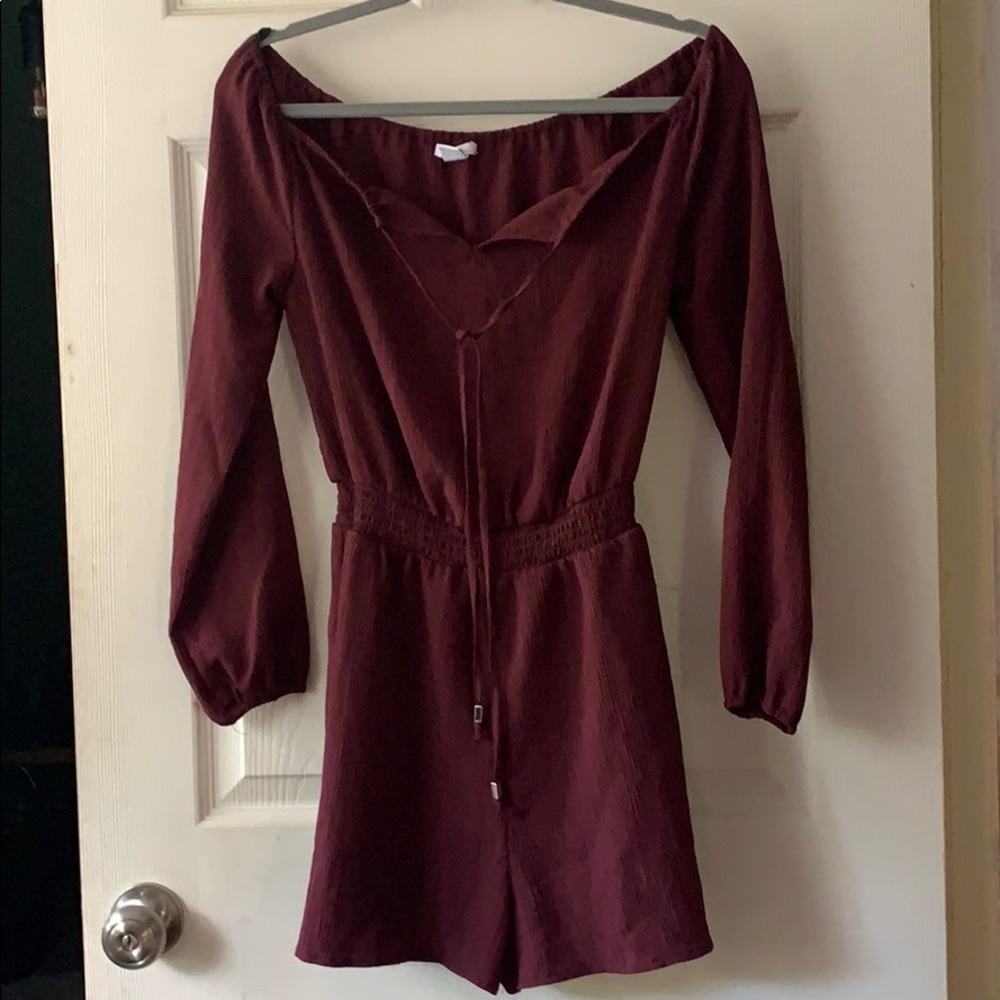 Off the shoulders romper